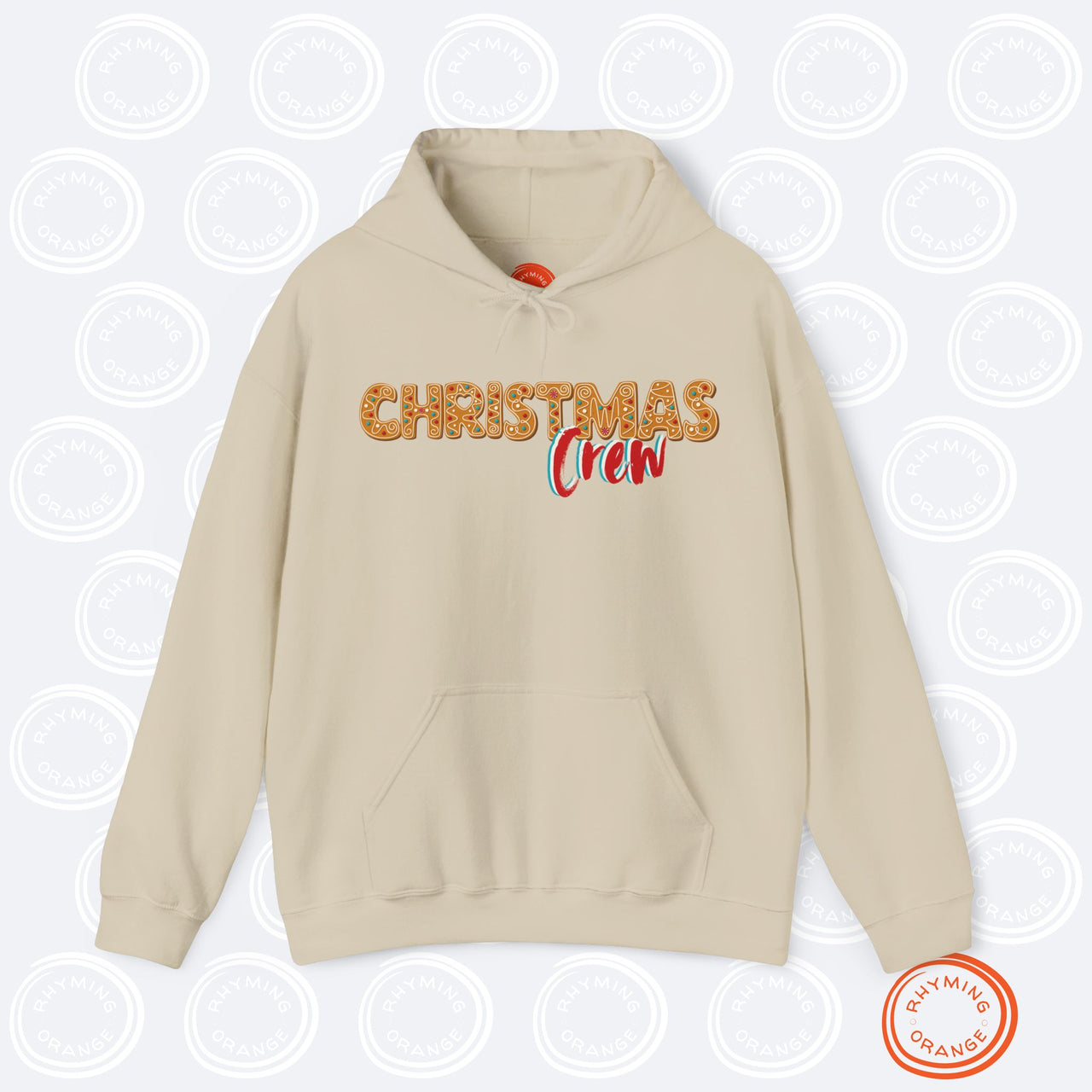 Christmas Crew Gingerbread Adult Hoodies, Holidays Hooded Sweatshirts Hoodies, Couples Matching Pajamas Outfits