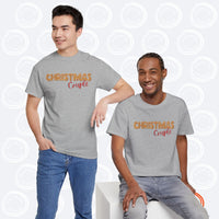 Thumbnail for Personalized Christmas Couple Gingerbread Couples Tees, Custom Holidays Couple Tshirts, Matching Outfits Adult Shirt, Pair Pajamas PJs