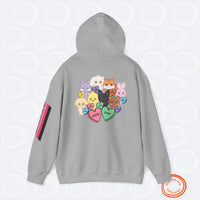 Thumbnail for Personalized Aniteez Candy Hearts Hoodie, ATEEZ Custom Valentine's Unisex Sweatshirt, ATZ KPop Merch