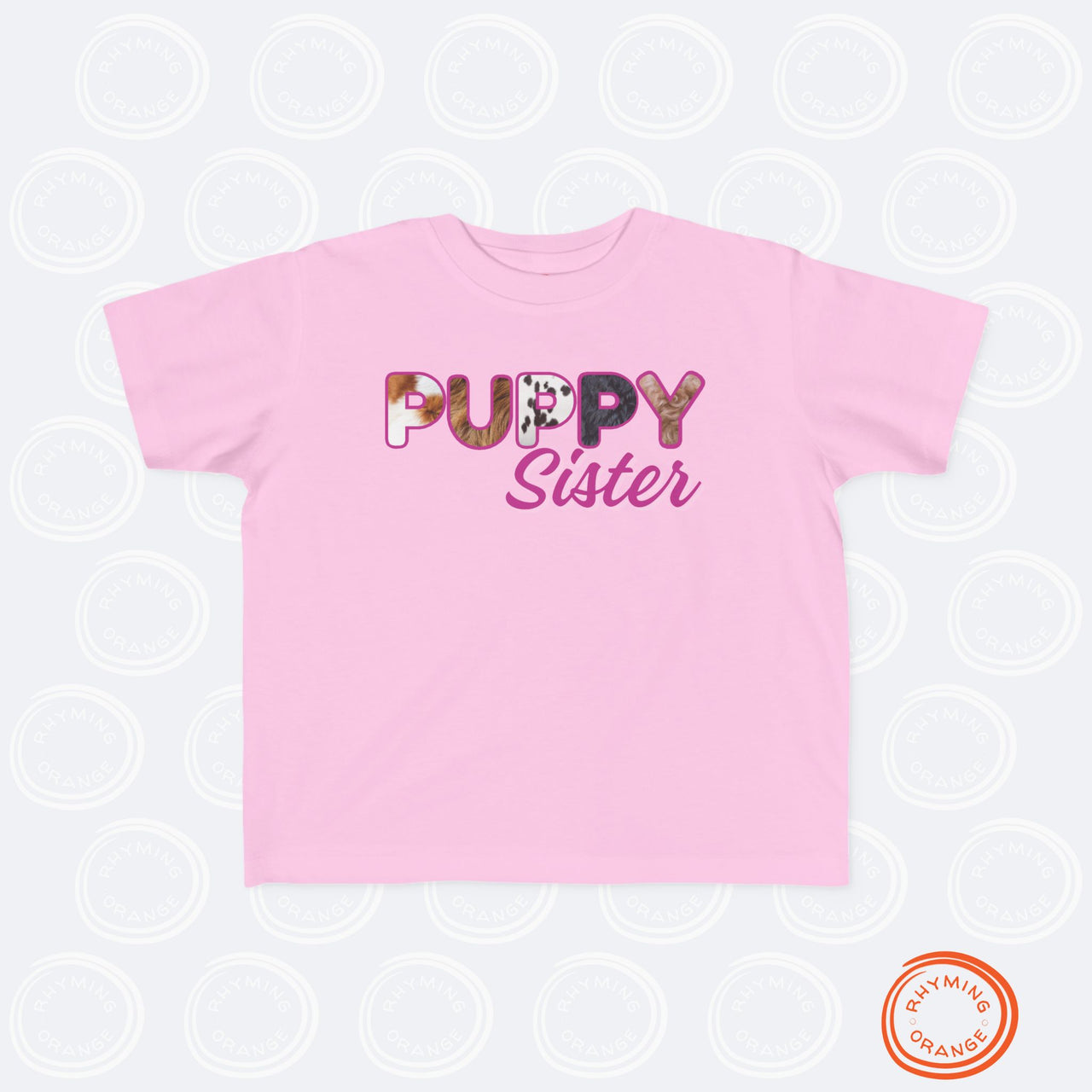 Custom Toddler Tee for Dog Brother or Sister, Furry Letter Tshirt Pet Sibling, Birthday or Baby Shower Gift, Expecting Mom Gift, Kid Gift