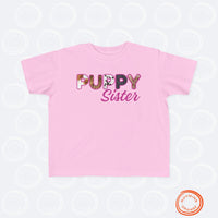 Thumbnail for Custom Toddler Tee for Dog Brother or Sister, Furry Letter Tshirt Pet Sibling, Birthday or Baby Shower Gift, Expecting Mom Gift, Kid Gift