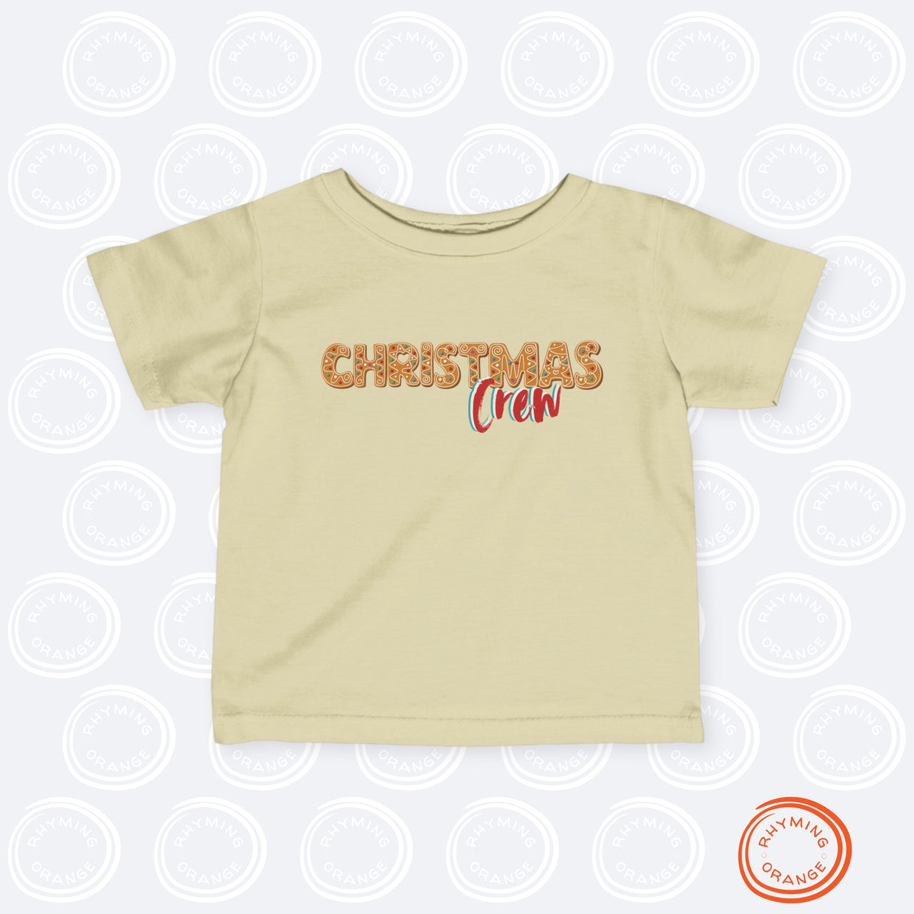 Christmas Crew Gingerbread Infant Tee, Holidays Baby Tshirt, Family Matching Pajamas Outfits, Cousin Crew Shirts