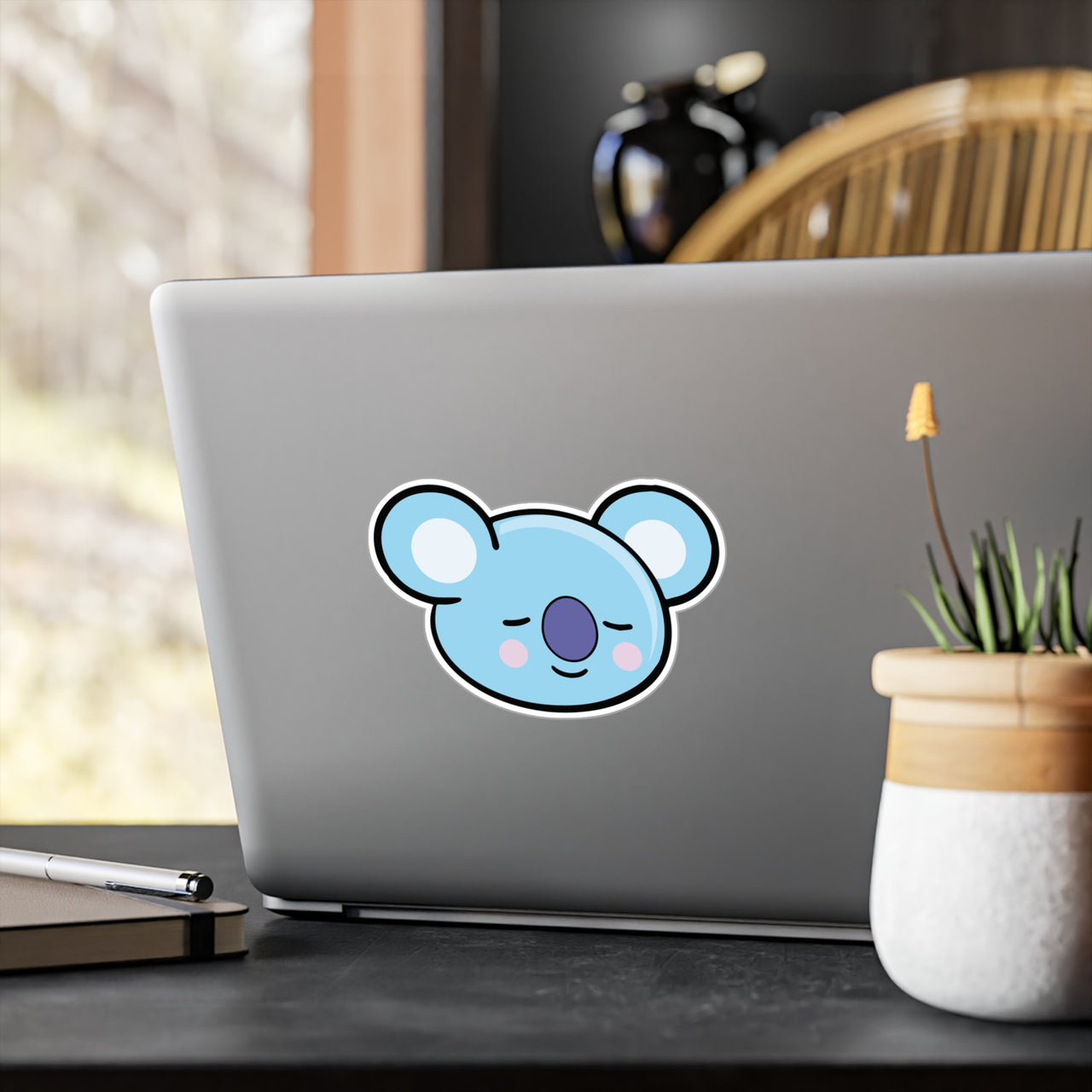 BTS Koya BT21 Vinyl Kiss-Cut Decals, 3" & 6" Bt21 RM Character Stickers