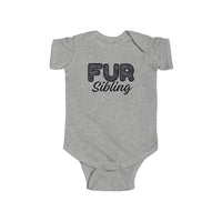 Thumbnail for Custom Baby Announcement Bodysuit, Shower Gift for Pet Owners, Dog Cat Sibling Pregnancy Gift, Furry Letter Infant Onesie, Expecting Mom