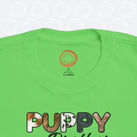 Thumbnail for Dog Brother Toddler Tee, Furry Letter Custom Tshirt Pet Sibling, Birthday Gift, Expecting Mom Gift, Kid Dog Shirt, Family Pajamas, Boy tee