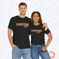 Thumbnail for Personalized Christmas Crew Gingerbread Couples Tees, Custom Holidays Couple Tshirts, Matching Outfits Adult Shirt, Pair Pajamas PJs