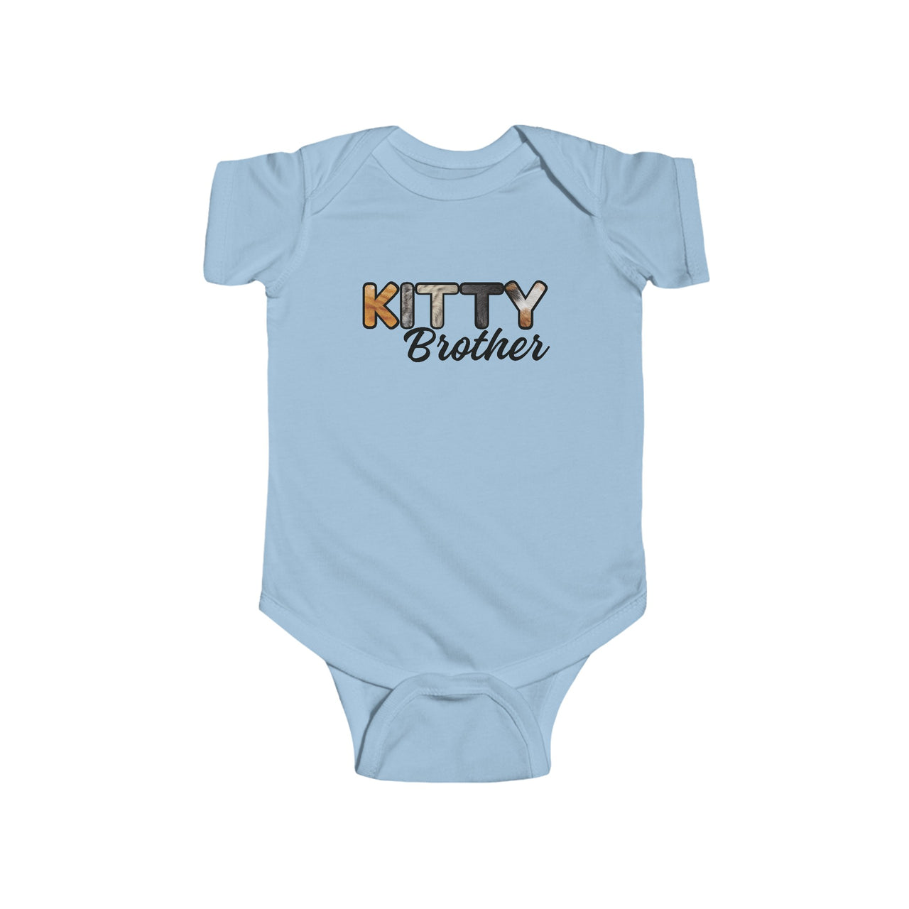 Cat Brother Infant Bodysuit, Furry Letter Custom Onesie for Pet Sibling, Baby Shower Gift, New Baby Gift, Expecting Mom Gift, Family Pajamas