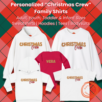 Thumbnail for Personalized Christmas Crew Gingerbread Toddler Hoodie, Custom Holidays Kids Hooded Sweatshirt, Family Matching Pajamas Outfits