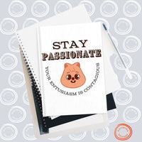 Thumbnail for Stray Kids SKZoo Motivation Journals, SKZ Hard Cover Ruled-Line or Blank Notebooks with Inspirational STAY Quotes, StrayKids Kpop Fan Diary