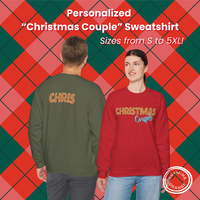 Thumbnail for Personalized Christmas Couple Gingerbread Sweatshirts, Custom Couples Holidays Shirts, Couple Matching PJs, Christmas Pajamas