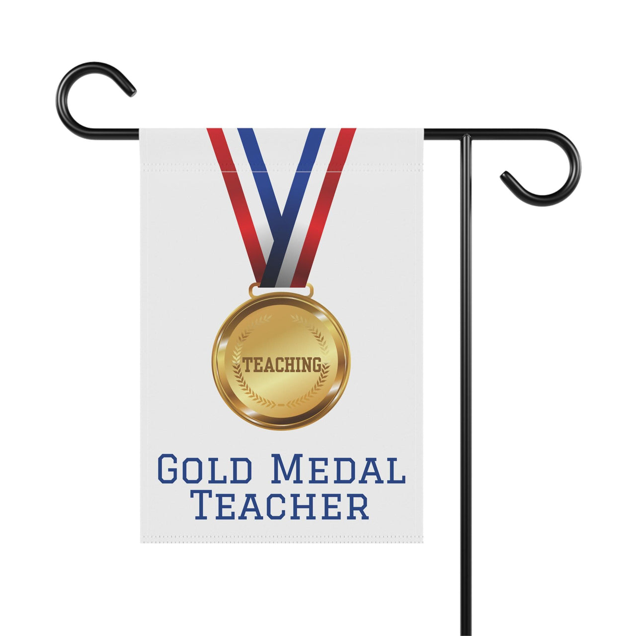 Gold Medal Teacher House Banner (12" x 18")