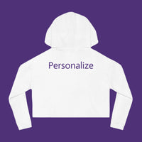 Thumbnail for PERSONALIZED Spread KINDNESS Like Confetti Cropped Hooded Sweatshirt