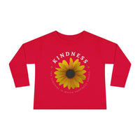 Thumbnail for Kindness The Sunshine in which Happiness Grows Toddler Long Sleeve Tee