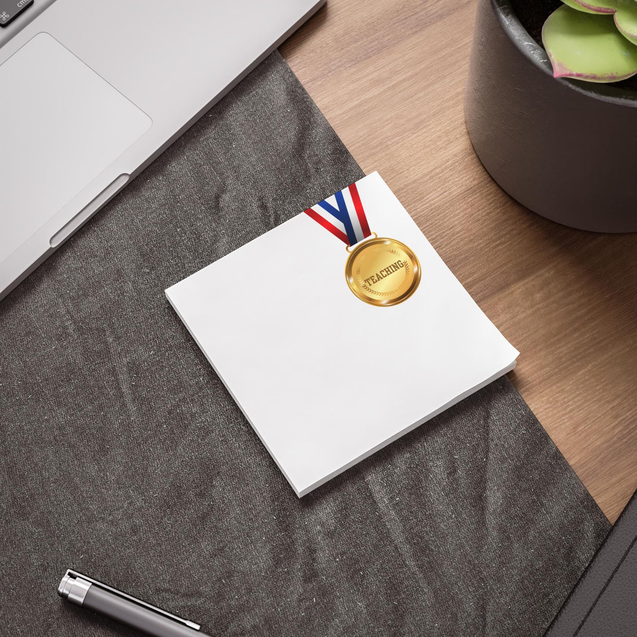 Gold Medal Teacher Post-it® Note Pads