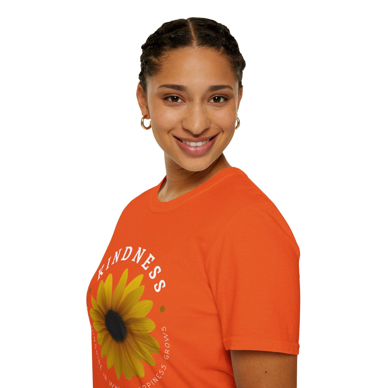 Kindness The Sunshine in which Happiness Grows Unisex Softstyle Tee, kindness shirt