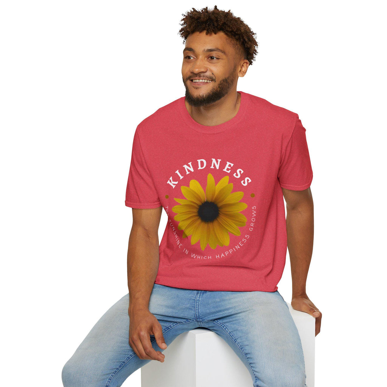 Kindness The Sunshine in which Happiness Grows Unisex Softstyle Tee, kindness shirt