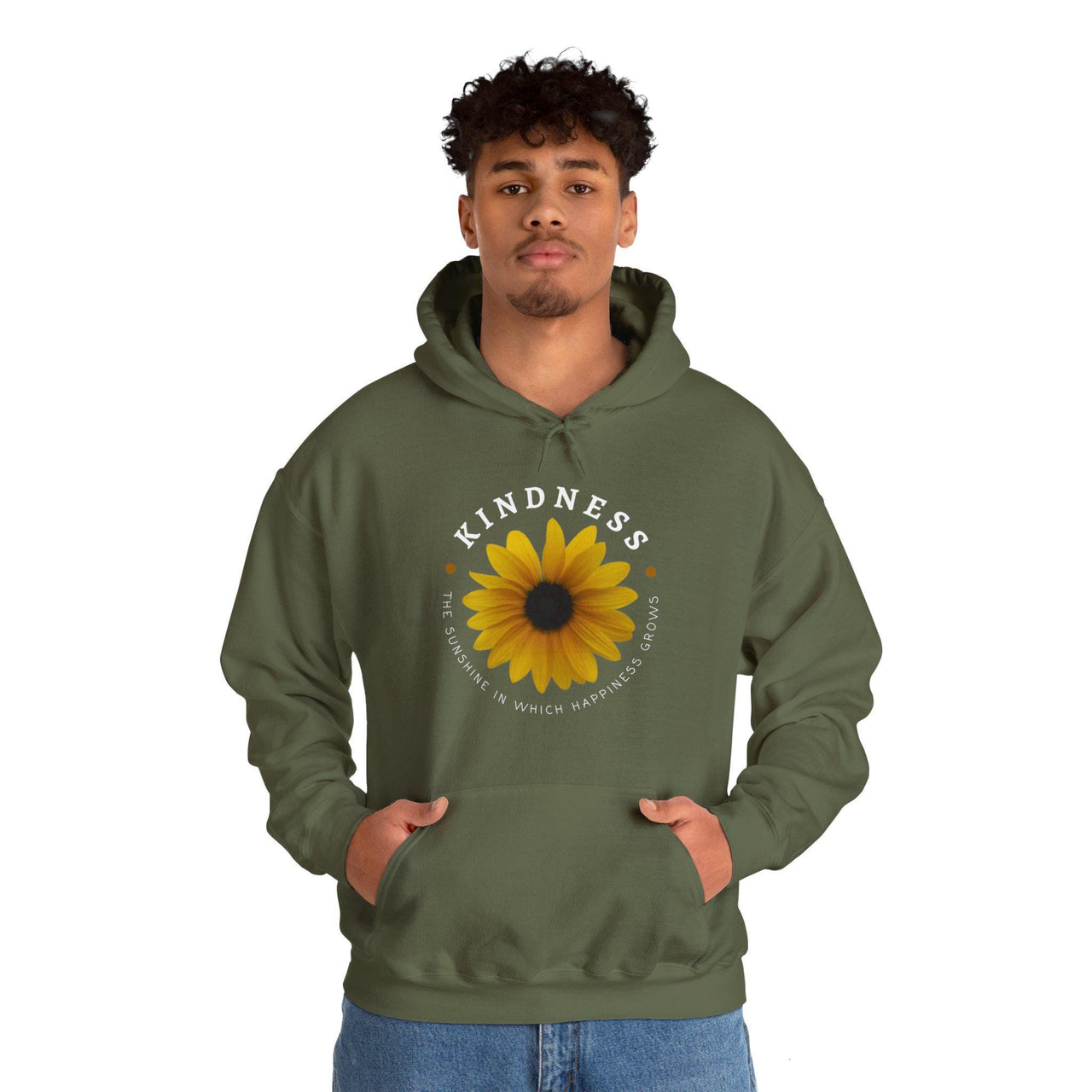 Kindness The Sunshine in which Happiness Grows Unisex Hooded Sweatshirt, Kindness sweatshirt, gift idea, positivity, positive affirmation