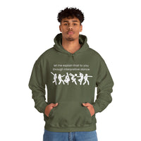 Thumbnail for Funny Interpretive dance explanation hoodie, researcher sweatshirt, dancer gift