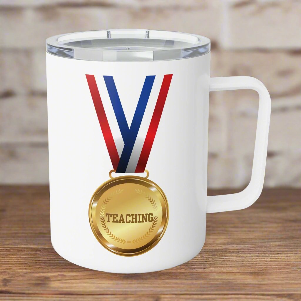 Gold Medal Teacher Insulated Coffee Mug (10oz)