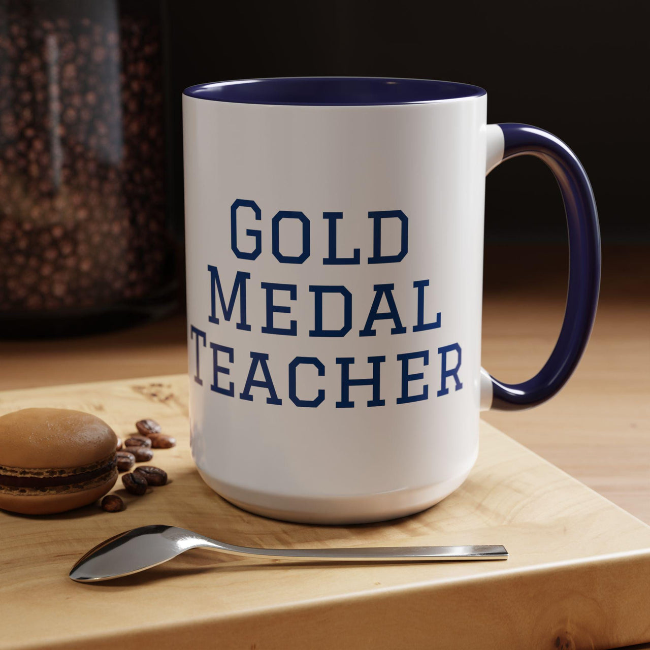 Gold Medal Teacher Coffee Mug (15oz), teacher mug