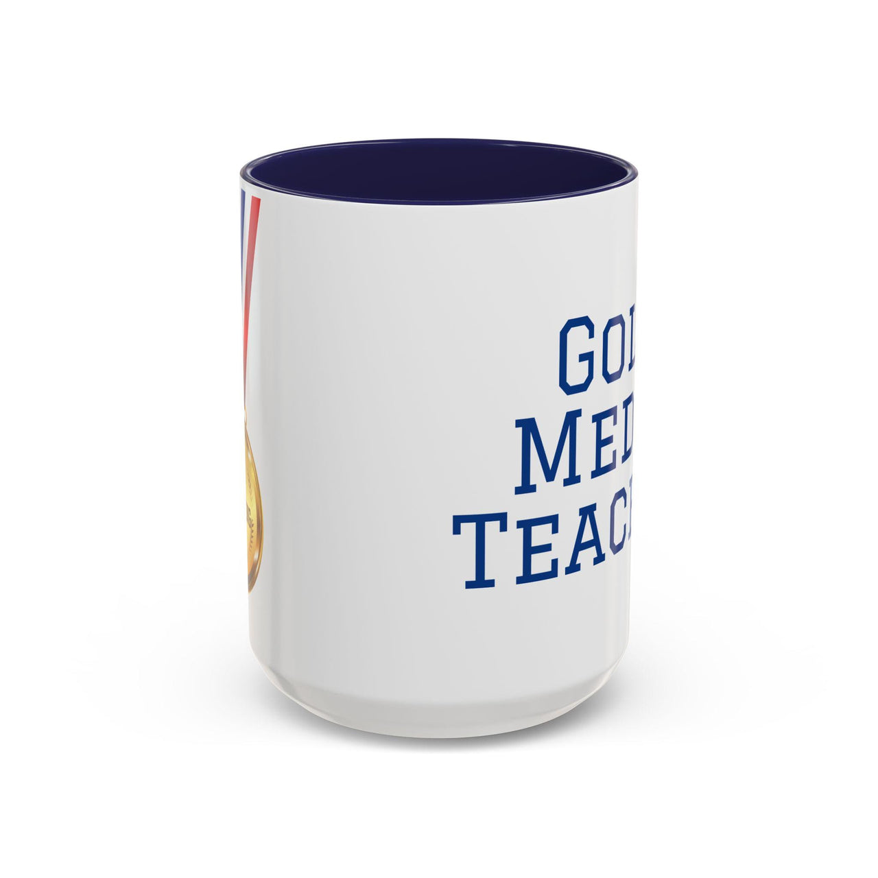 Gold Medal Teacher Coffee Mug (15oz), teacher mug