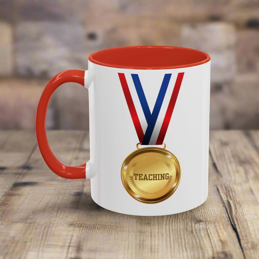 Gold Medal Teacher Coffee Mug (11 oz)