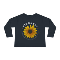 Thumbnail for Kindness The Sunshine in which Happiness Grows Toddler Long Sleeve Tee